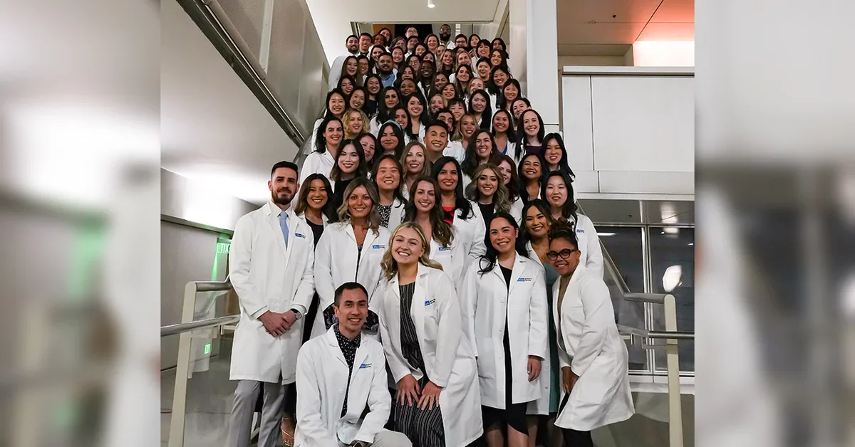 Advanced Practice students receive their White Coats UCLA Nursing School